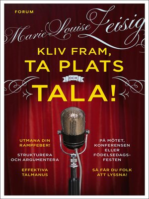cover image of Kliv fram, ta plats och tala!